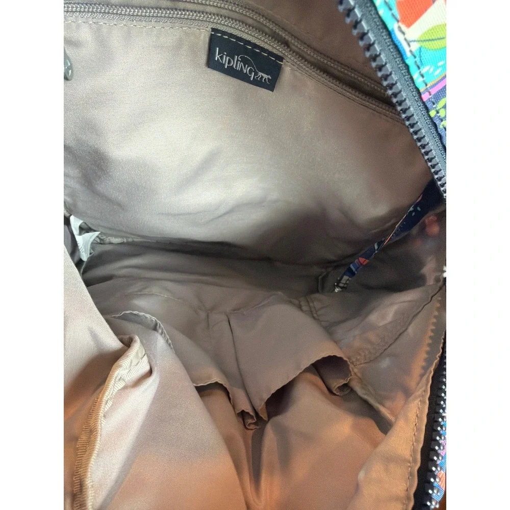 Kipling Challenger Backpack Navy Blue Camping wandering Road